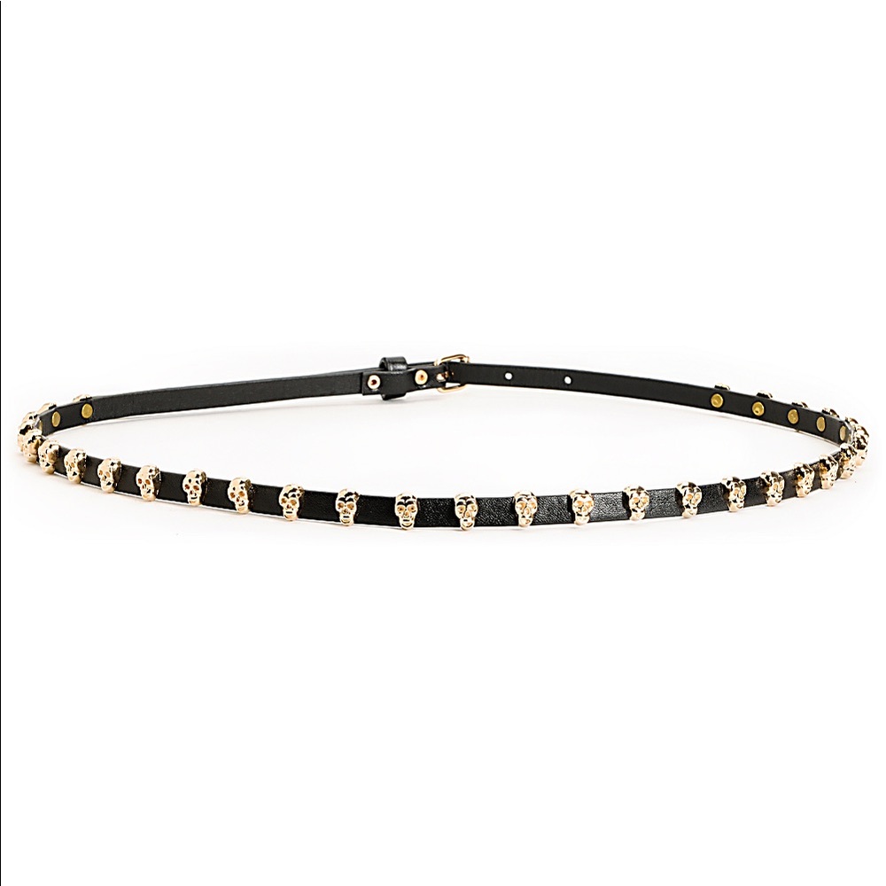 Love Fire Skull Belt S/M